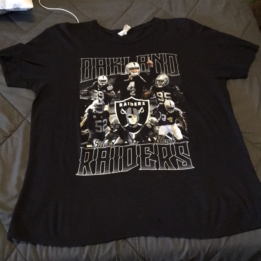 Raiders T-shirt.